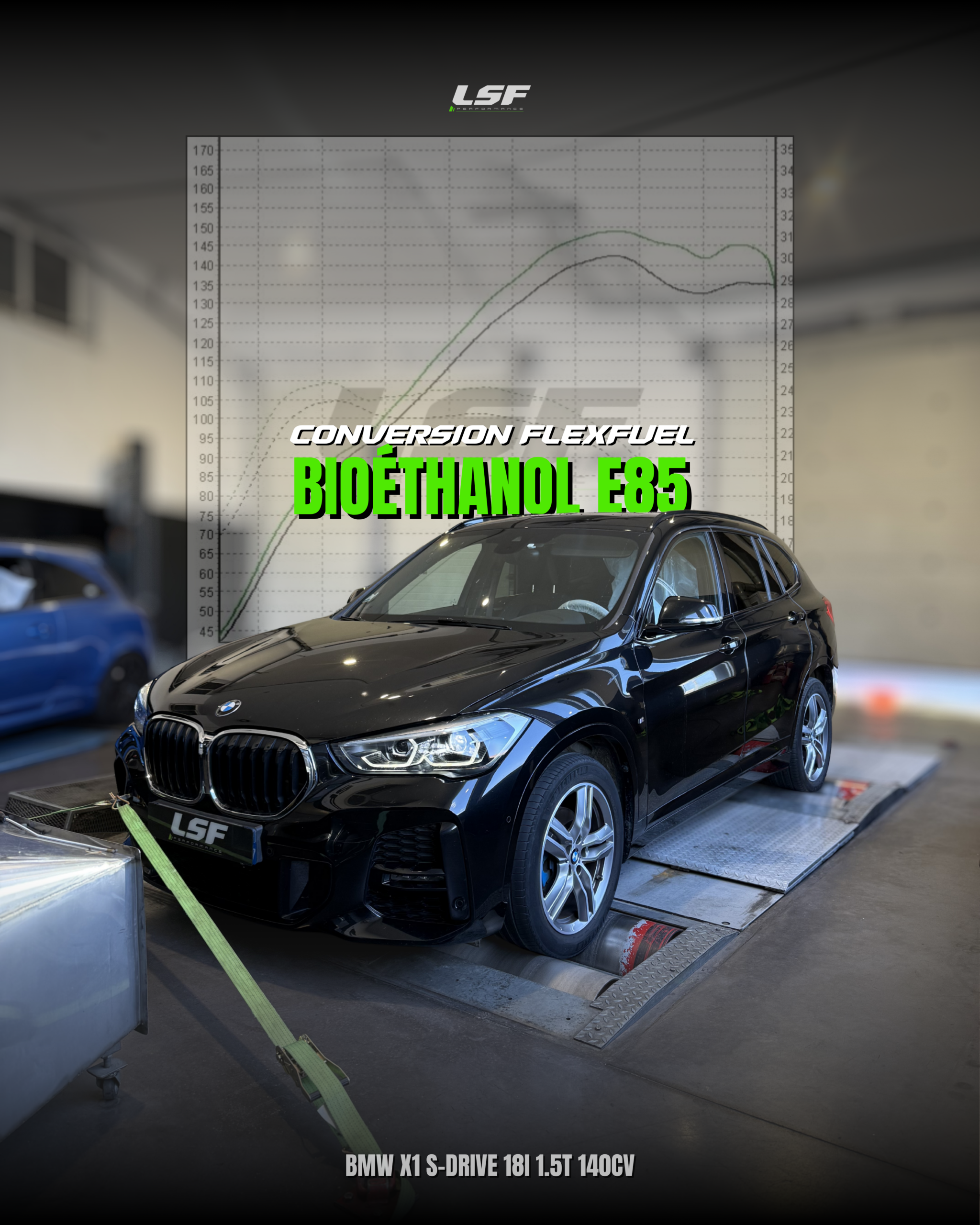 Conversion FlexFuel Superéthanol E85 – BMW X1 S-Drive 1.5T 140cv – Saint-Rémy de Provence