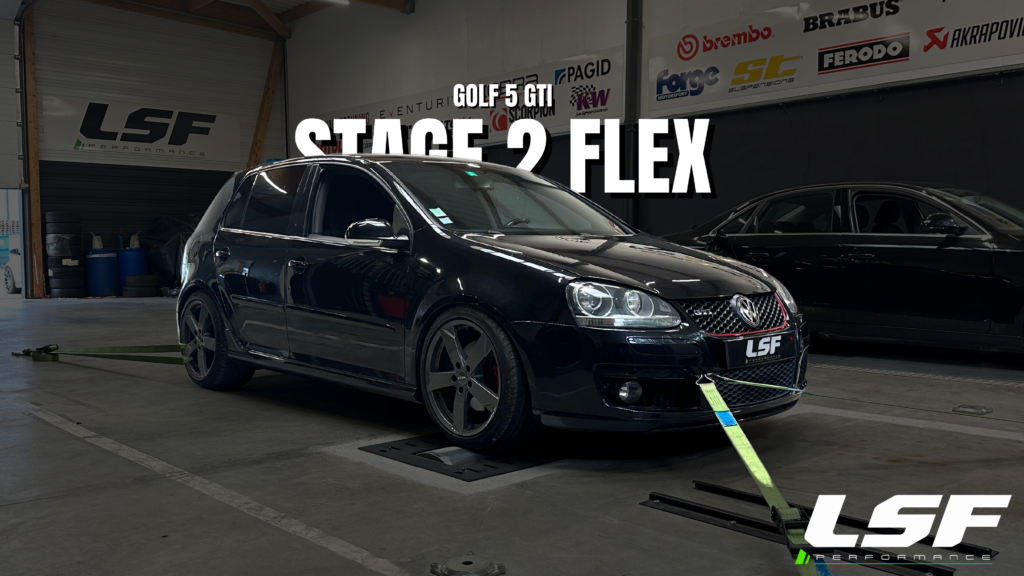 Golf 5 GTI optimisée en Stage 2 FlexFuel : plus de puissance, plus de couple et une compatibilité E85 pour un maximum d'efficacité