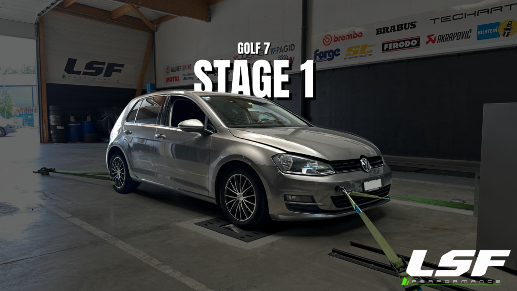 Stage 1 sur Golf 7 1.4 TSI : +37 cv et +65 Nm pour une conduite plus dynamique et réactive.