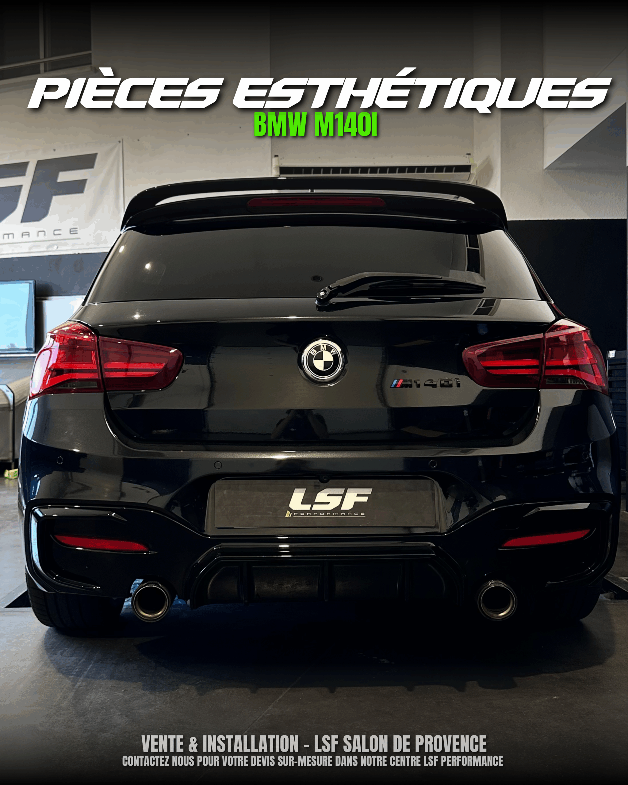 Installation pièces esthétiques - Kit carrosserie - Maxton - BMW M140i