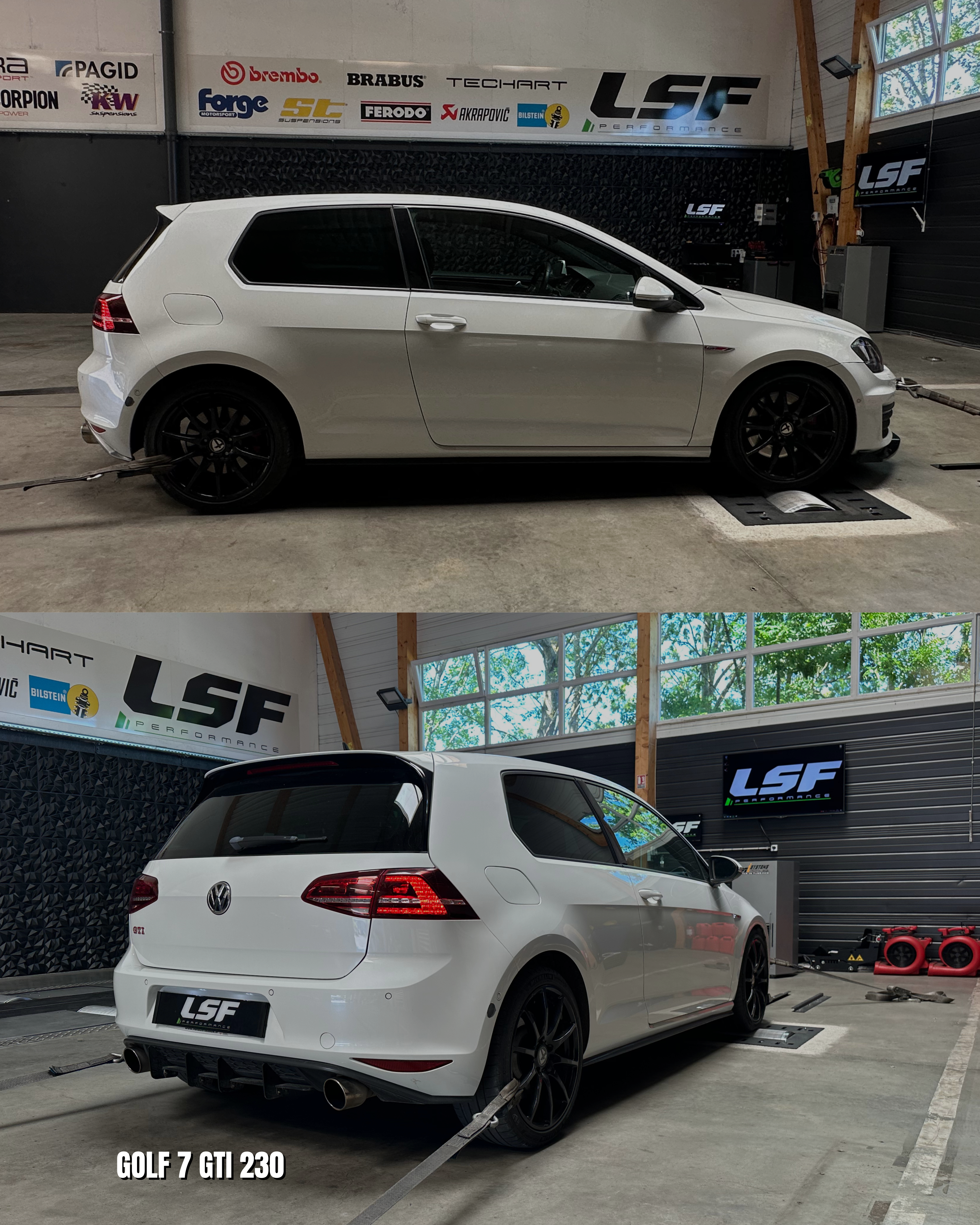 Optimisation moteur Stage 1 FlexFuel pour Golf 7 GTI 230 : gagnez en puissance (310 CV) et en couple (501 Nm) tout en roulant au SP98 ou à l’éthanol E85. Reprogrammation sur mesure sur banc de puissance.