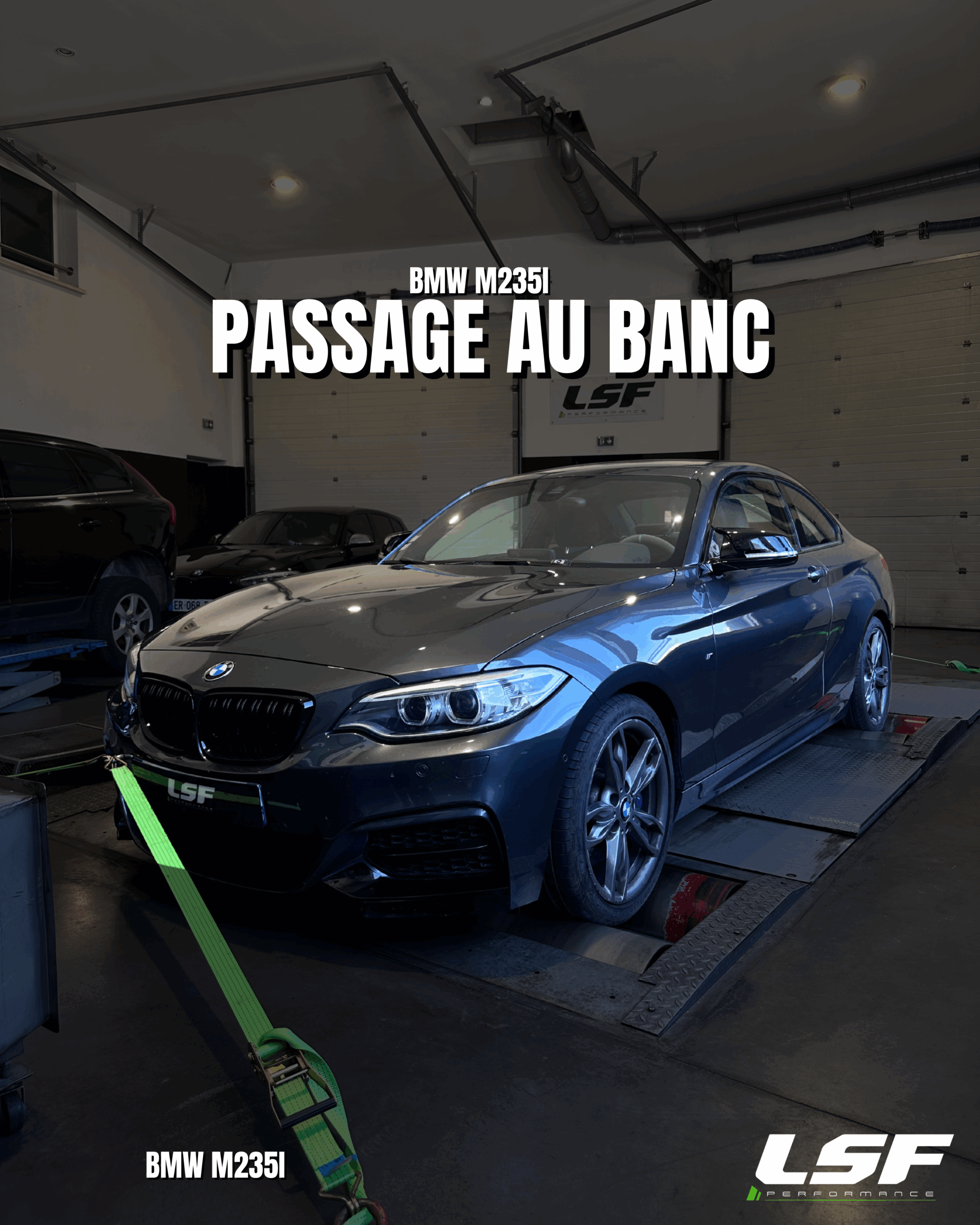 Passage au banc de puissance – BMW M235I F2x 326  – Istres