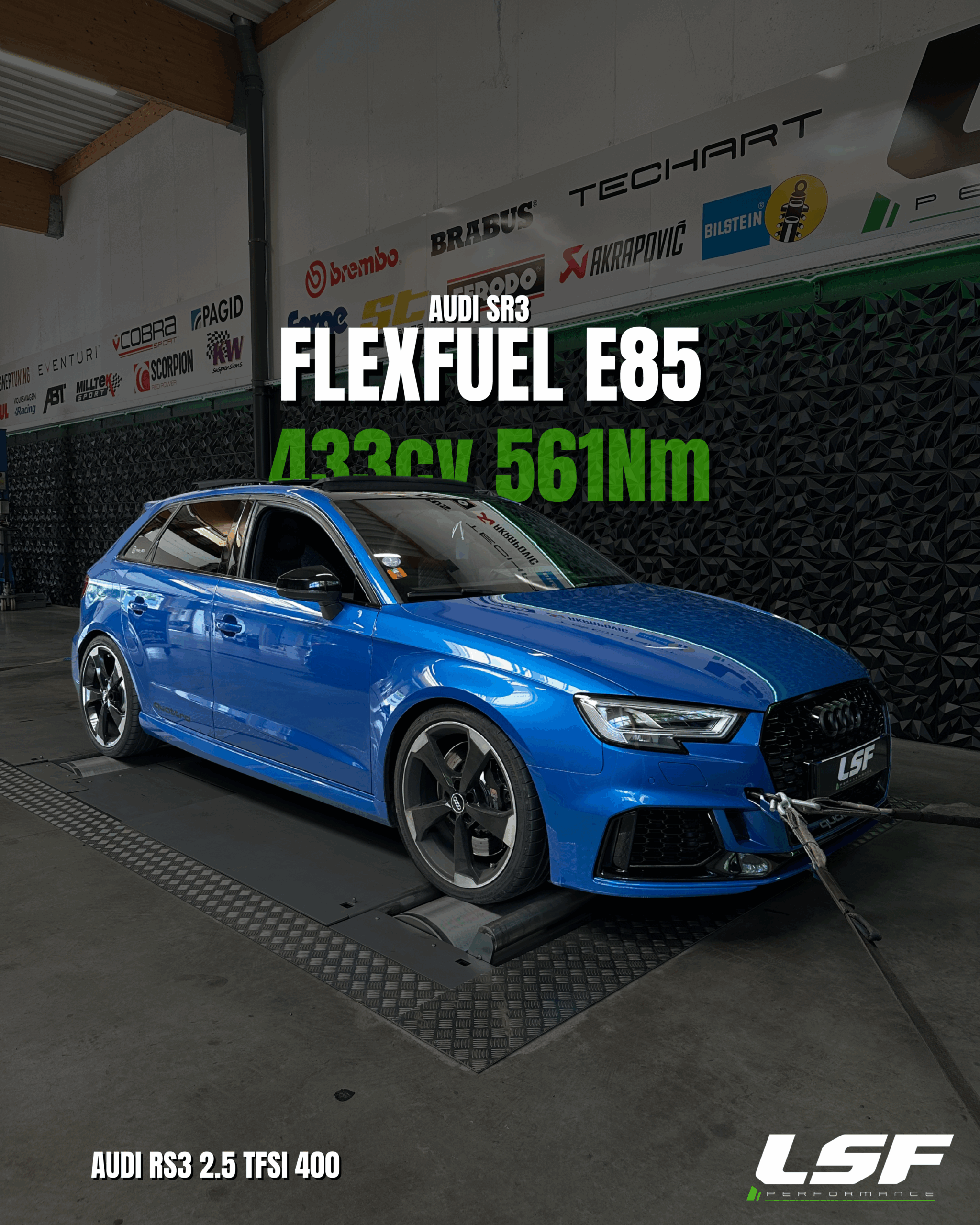 Conversion FlexFuel E85 sur Audi RS3 – Haute- Savoie