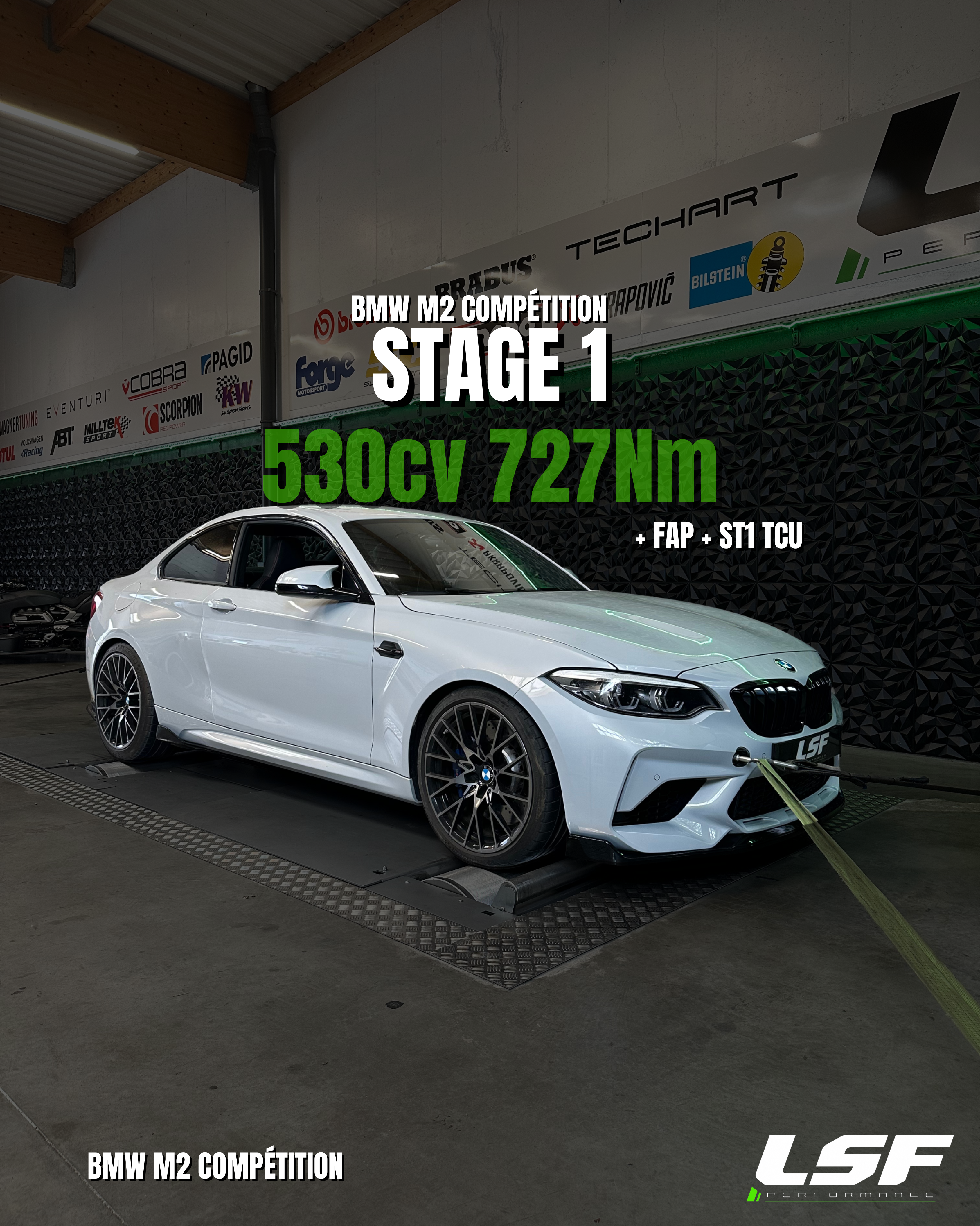 Stage 1 + Solution FAP + Stage 1 TCU BMW M2 Compétition – Haute Savoie