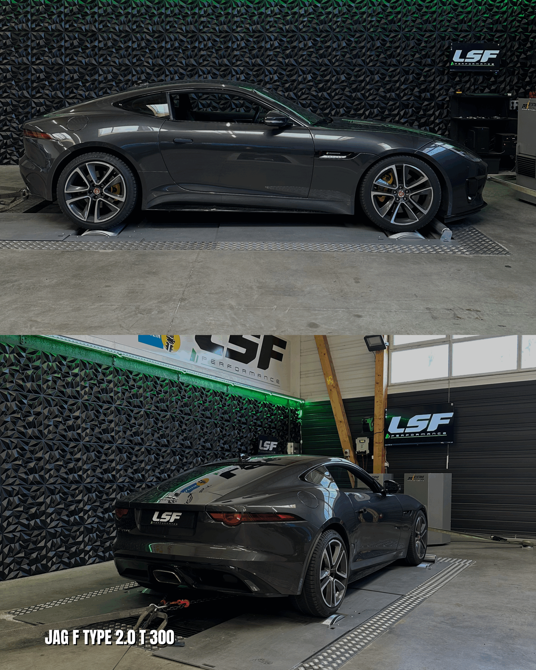 Jaguar F-Type 2.0 T – Stage 1 by LSF
Résultat sur banc : 299 cv / 502 Nm ✅
Un 4 cylindres transformé par une optimisation moteur sur-mesure, réalisée à Sciez-sur-Léman (74).

👉🏻 Puissance libérée, plaisir décuplé.