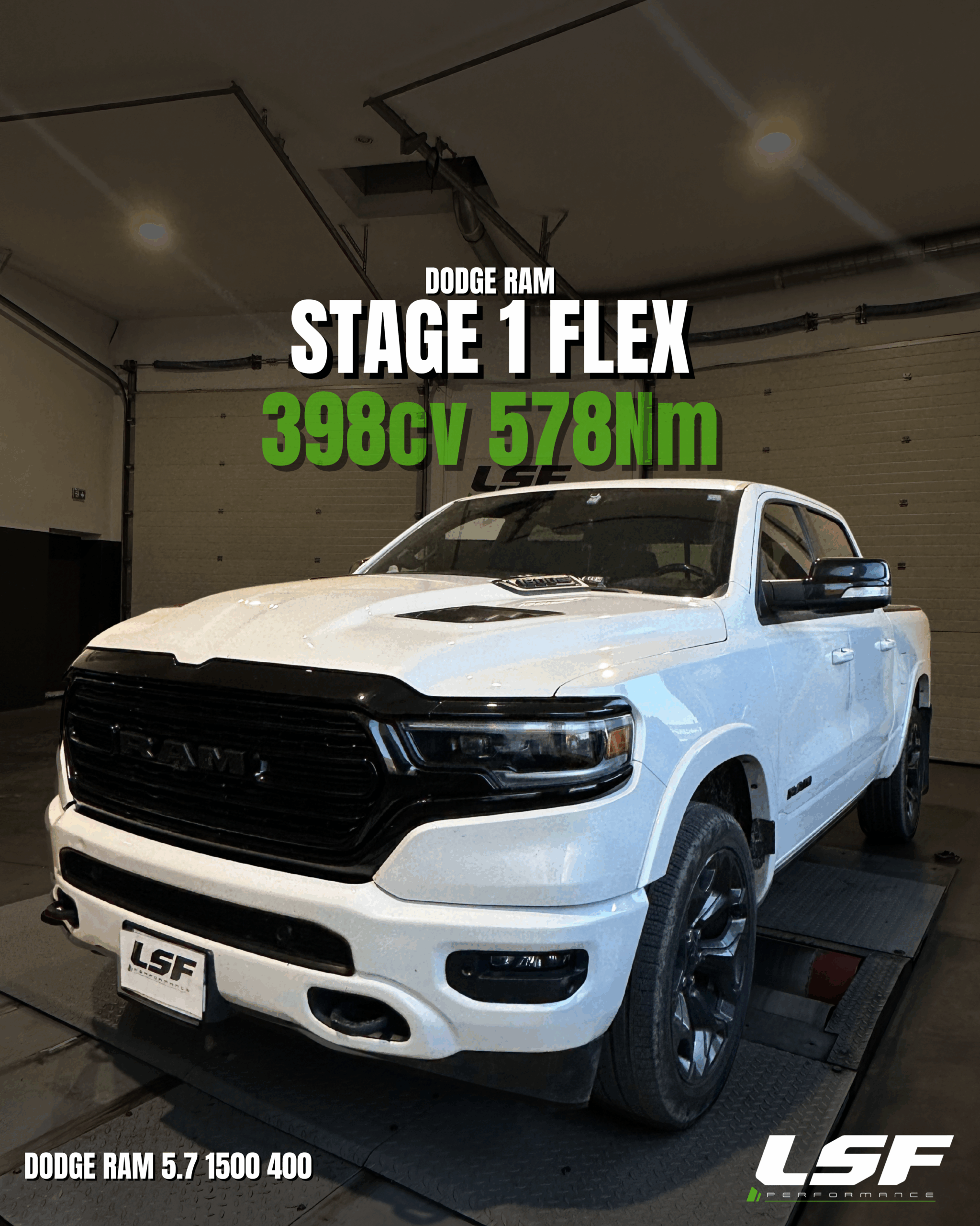 Reprogrammation Stage 1 – Dodge RAM 5.7 1500 400 – Cavaillon