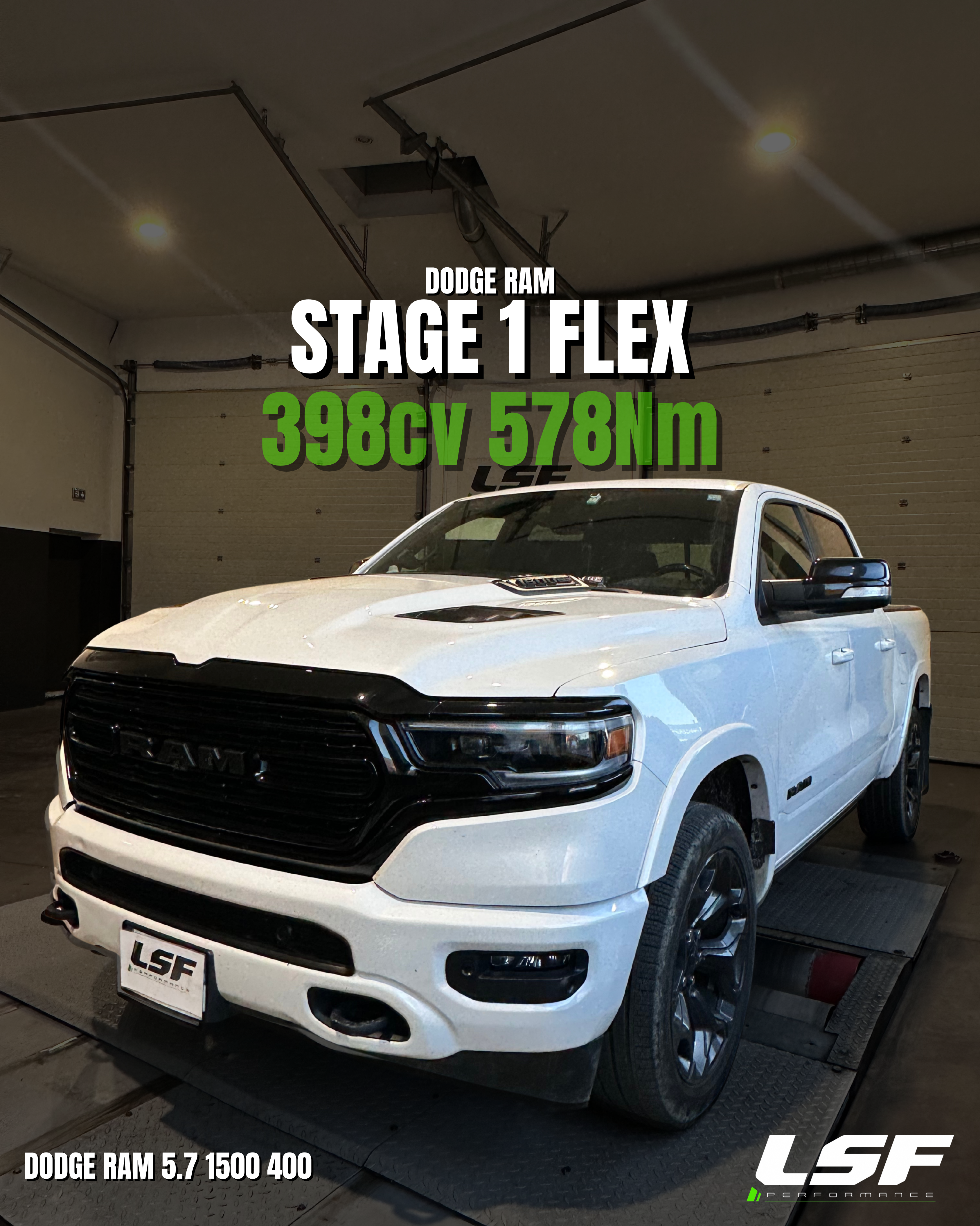 Reprogrammation Stage 1 Flexfuel E85 Dodge RAM