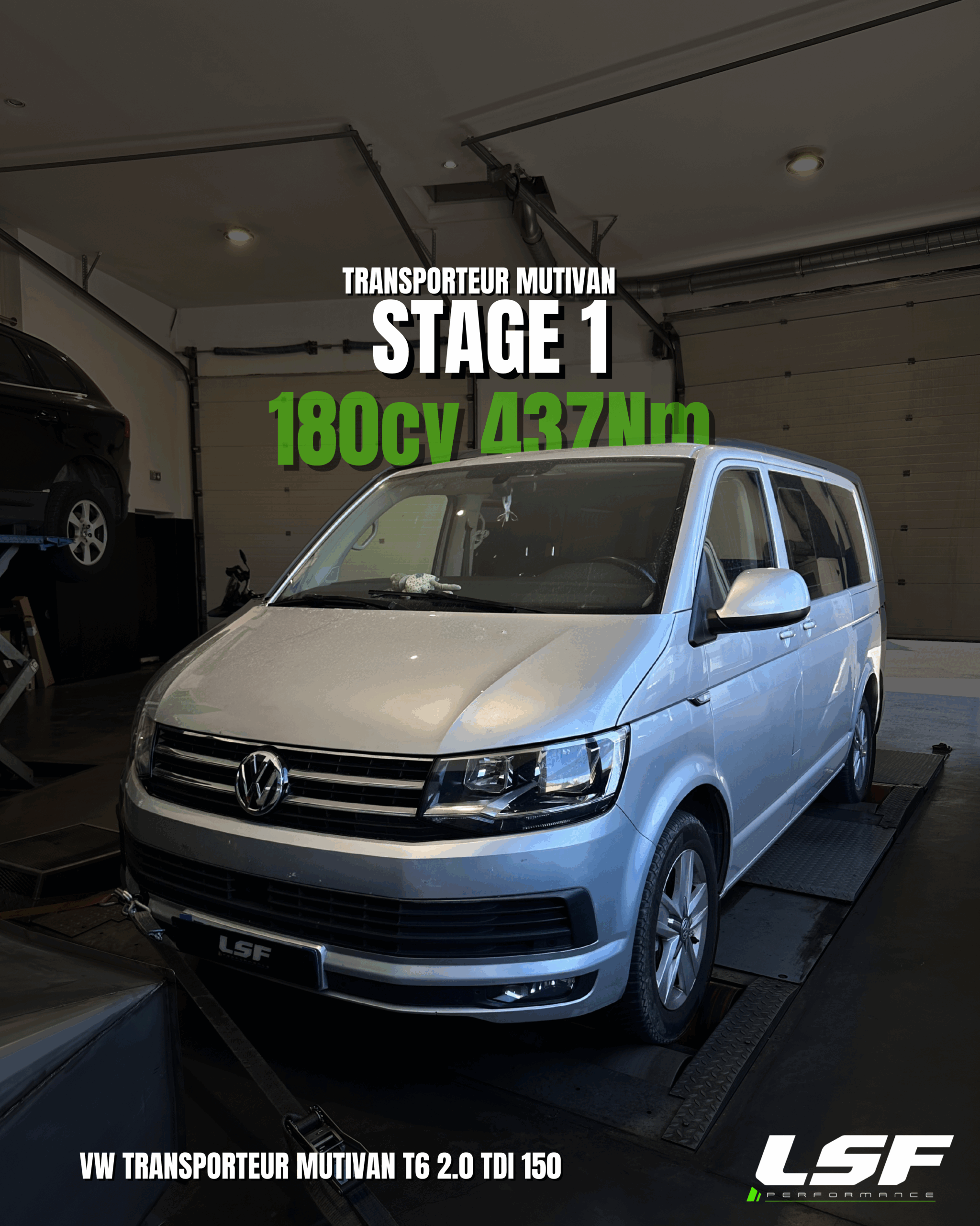 Reprogrammation moteur Stage 1 sur Volkswagen Transporteur Mutivan California T6 150 : Boostez la puissance, le couple et la réactivité de votre voiture.