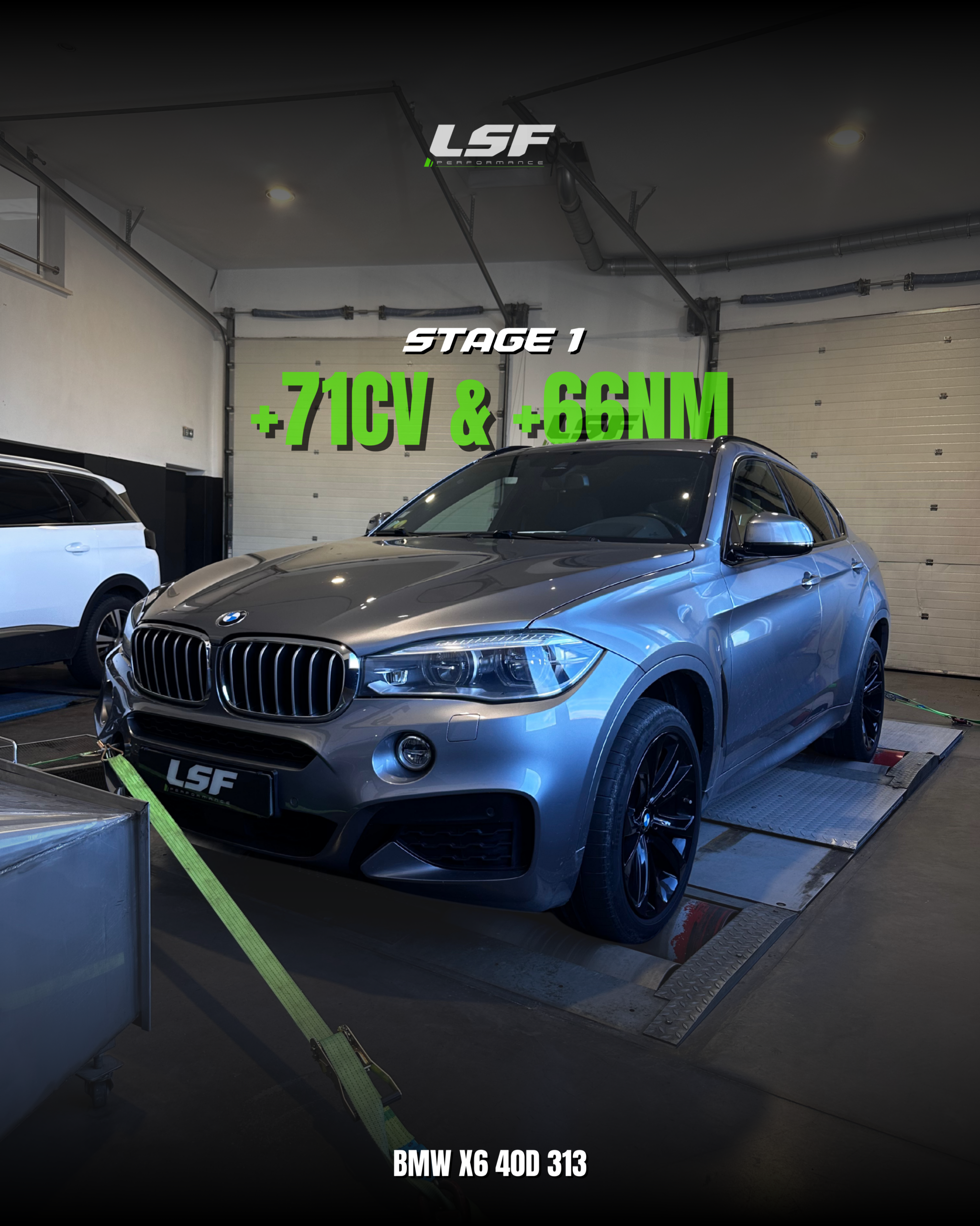 Reprogrammation moteur Stage 1 – BMW X6 40d 313CV- Aix en Provence