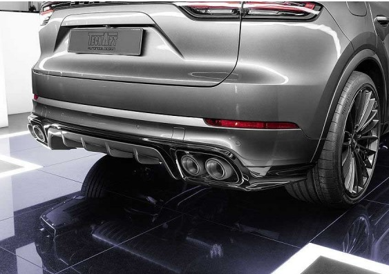 Porsche Cayenne  – Echappement Akrapovic / Armytrix / Techart – Monaco