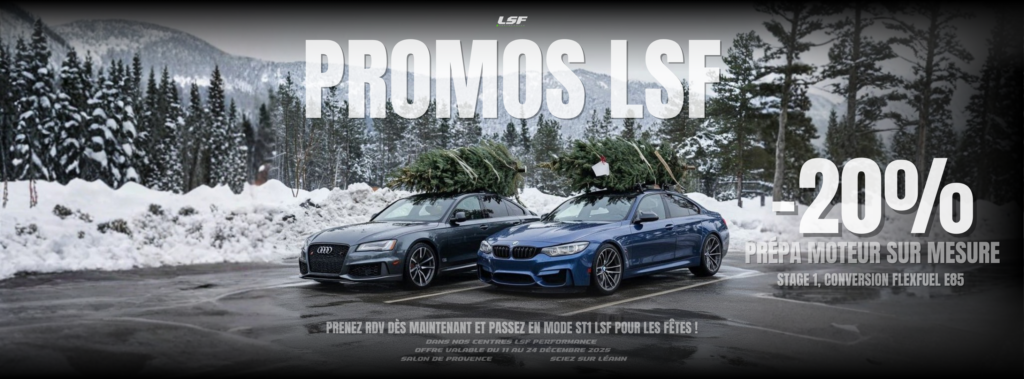 Promotion LSF reprogrammation moteur sur banc de puissance stage 1 et ou conversion flex -20% salon de provence et sciez sur léman
