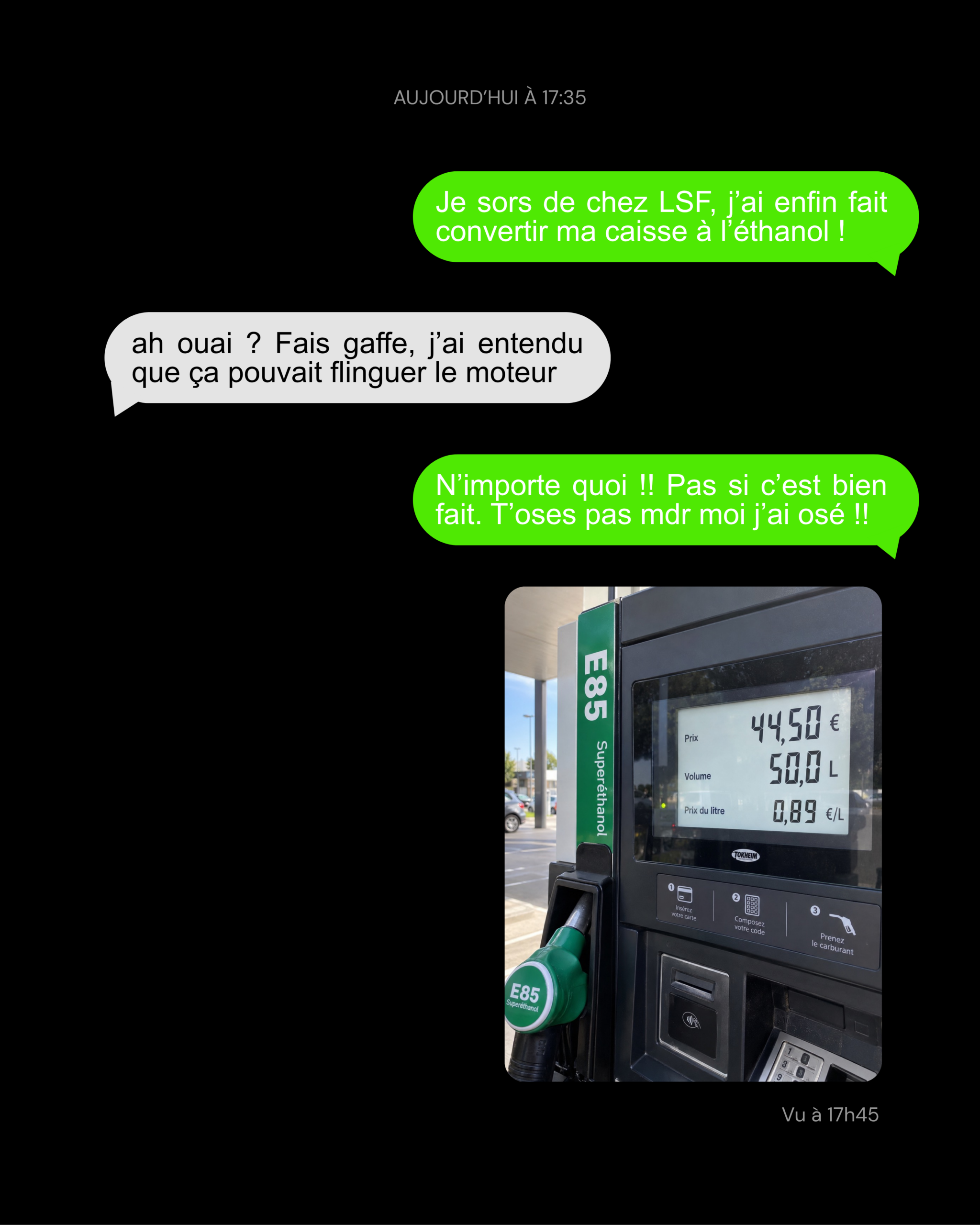 Conversion éthanol E85 : et si vous arretiez de payer vos pleins au prix fort ?