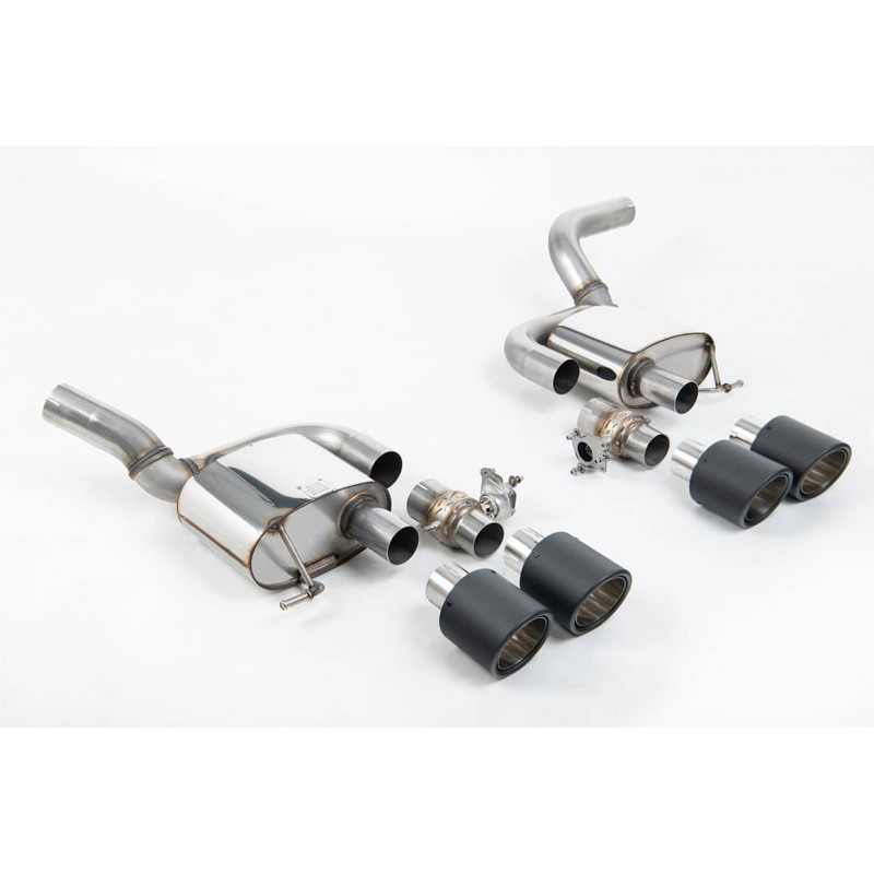 Echappement INOX MILLTEK pour PORSCHE MACAN Sortie en carbone