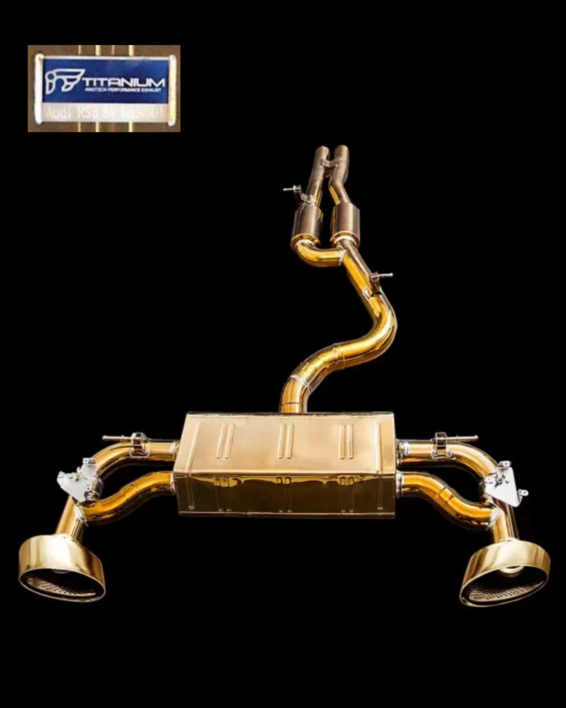 Ligne échappement IPE Titanium Gold- Audi RS3 8V