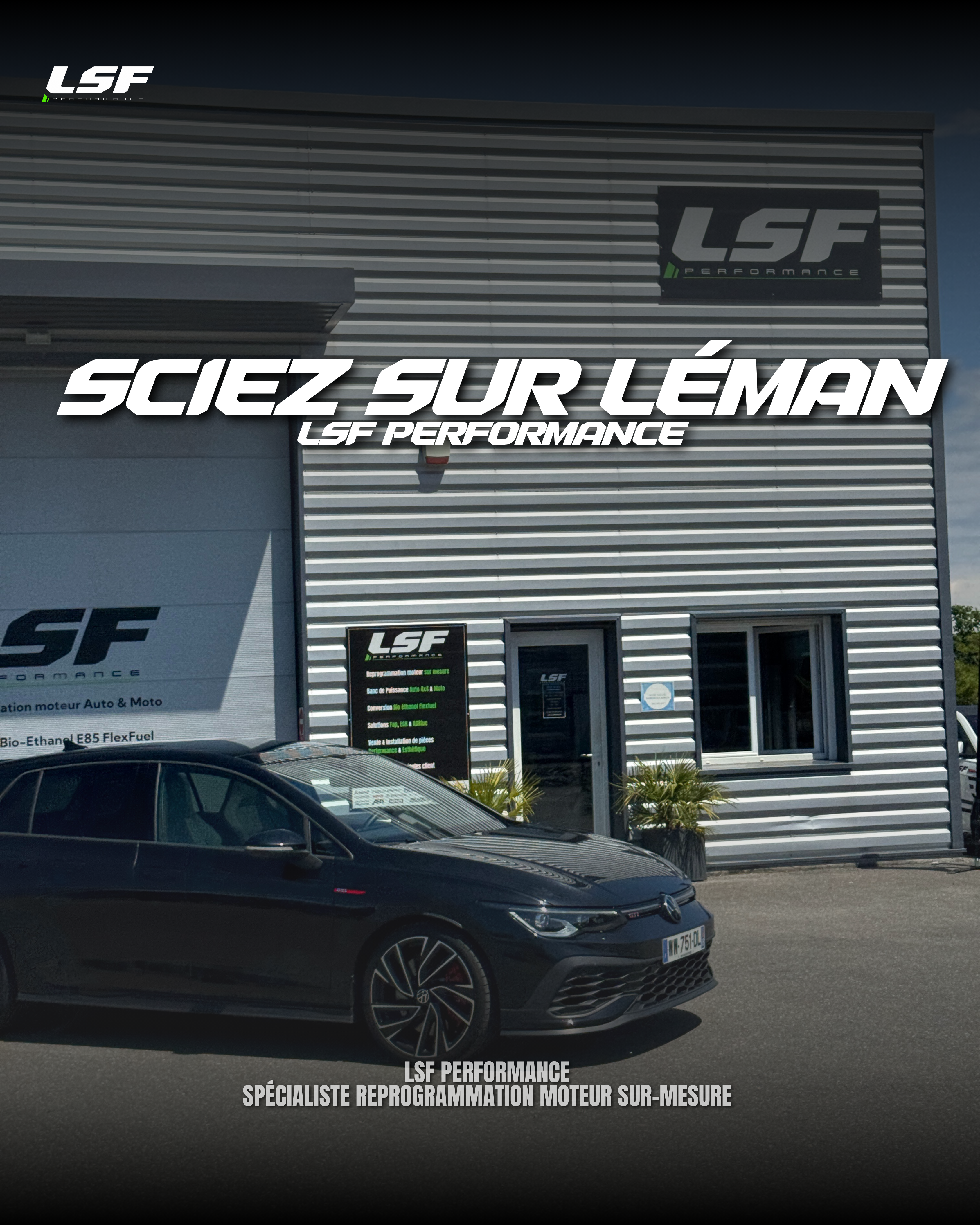 📍 LSF 74 – Sciez-sur-Léman
Centre de reprogrammation moteur haute précision au bord du Lac Léman.
Banc de puissance 4x4, FlexFuel, TCU & optimisation sur-mesure.
15 ans d’expertise au service de vos performances.